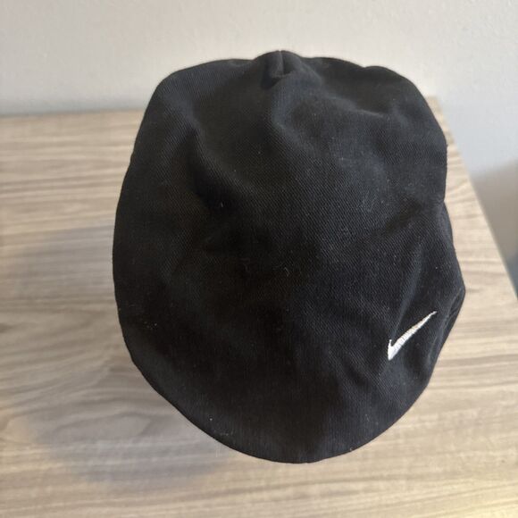 Vintage 90s Nike Newsboy Cabbie Hat Cap Black Size Small - Picture 5 of 9